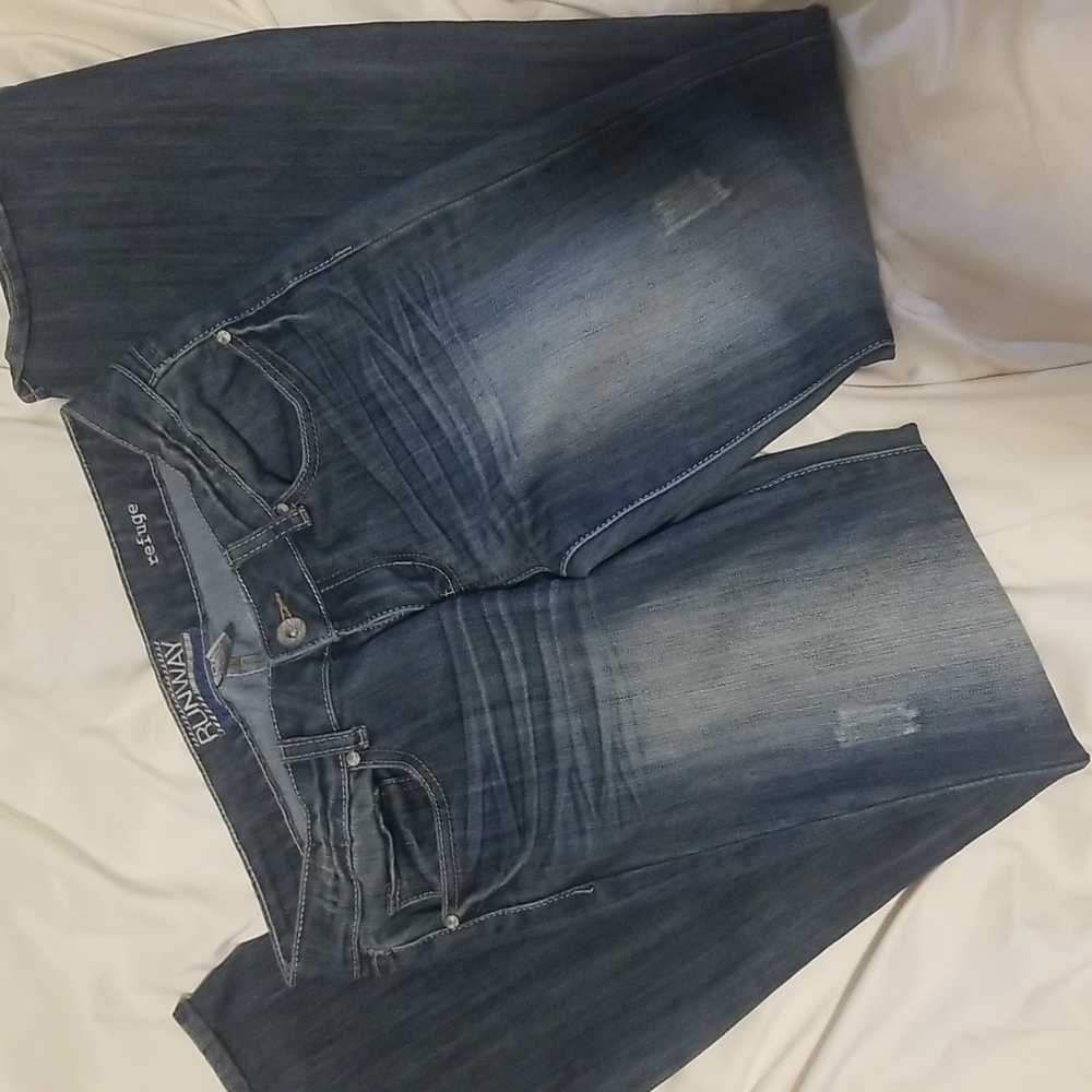 Runway "refuge" jeans